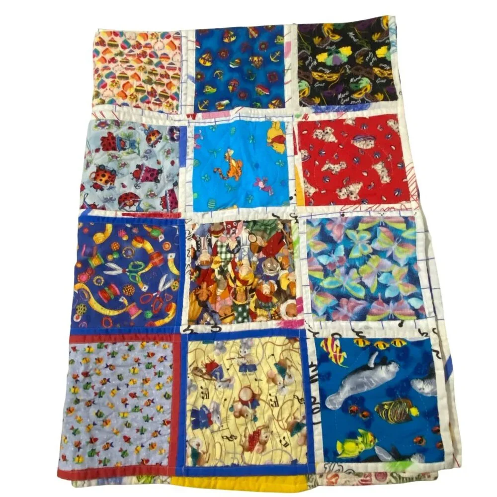 Handmade Kids Patchwork Quilt 57